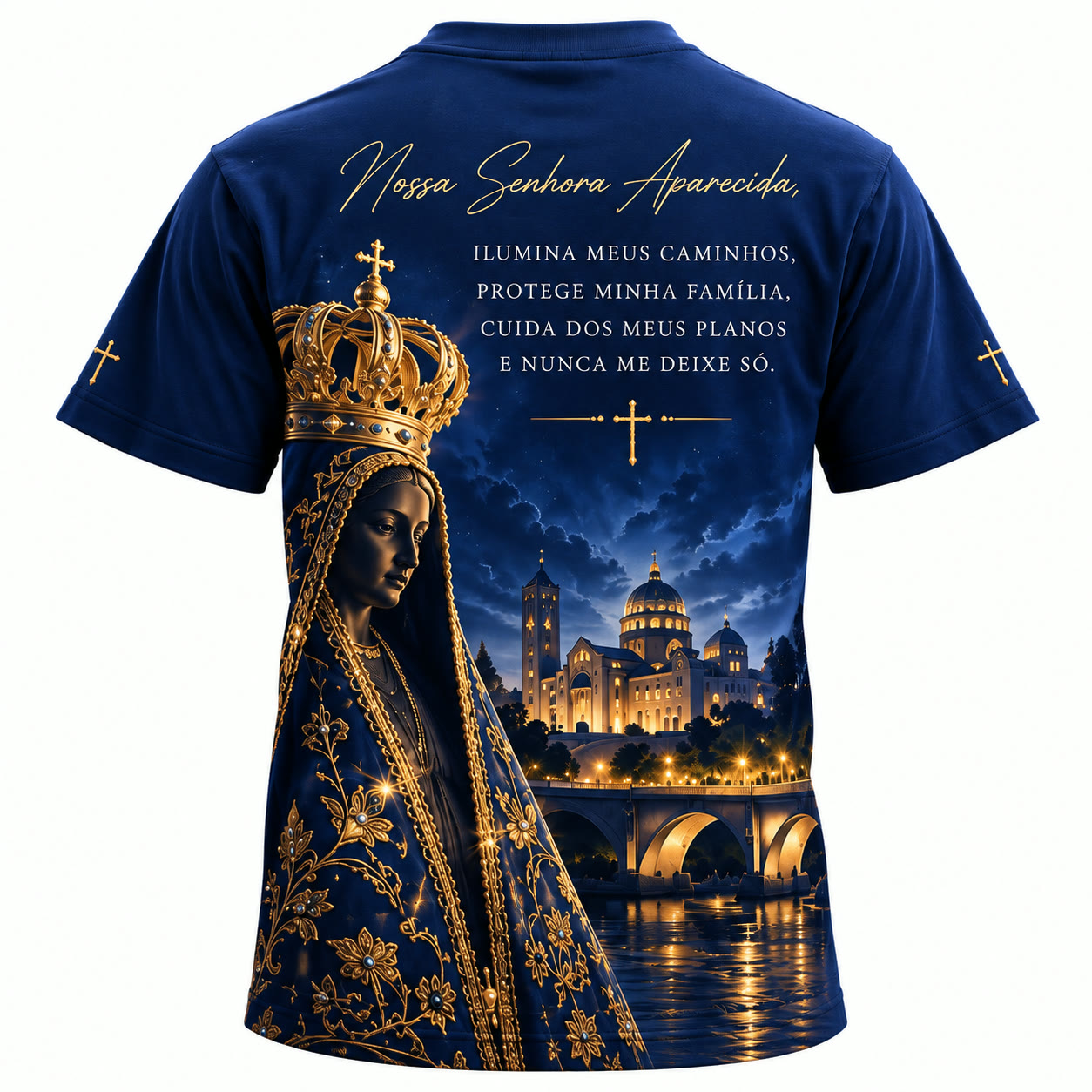Camisa Devocional de Nossa Senhora Aparecida - Verso